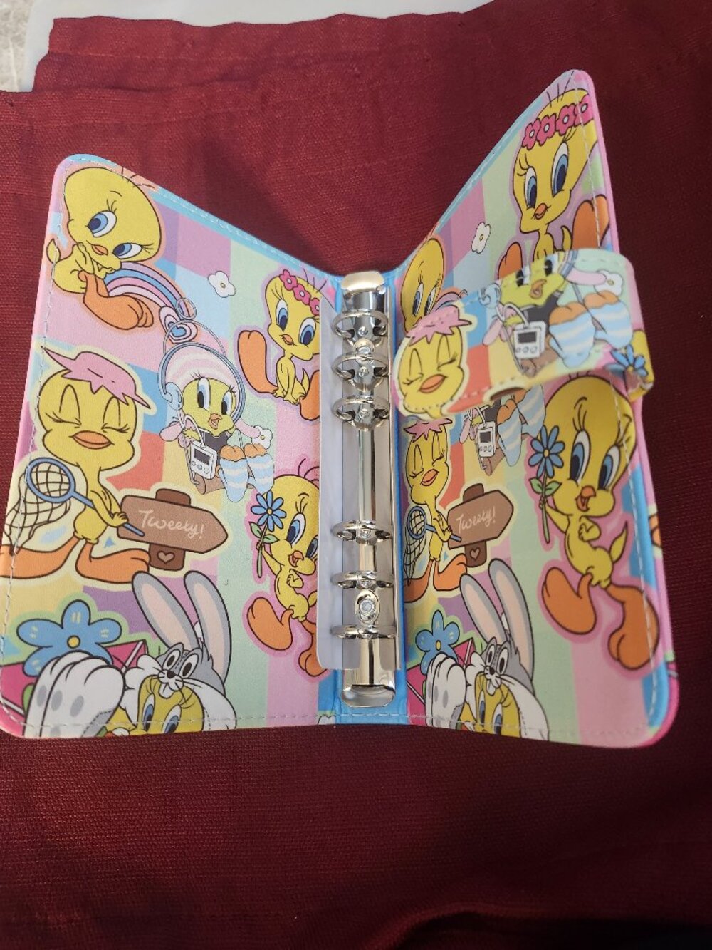 A6 tweety bird pu binder 6 rings - Picture 2 of 3